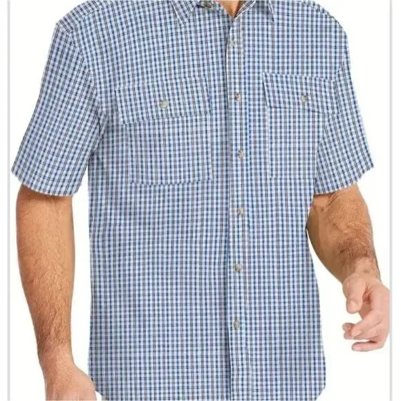 Tommy Hilfiger Classic Plaid Shirt Sz Large - Picture 1 of 4